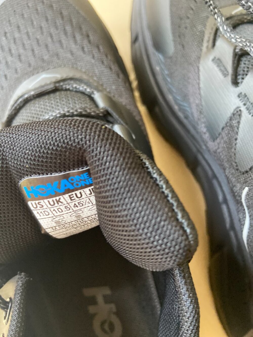 Hoka One One Skyline Float X Low Triple Black 1143430-BBLC Men's 11D - Picture 5 of 5